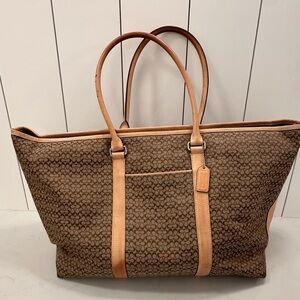 Vintage Coach overnight bag